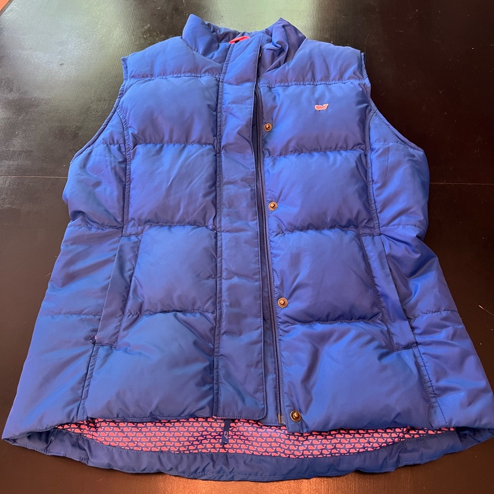 Vineyard Vines blue puffer vest